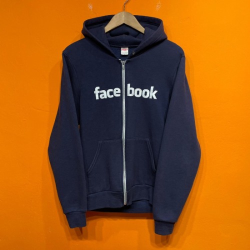 [S] American Apparel facebook hoodie zip up