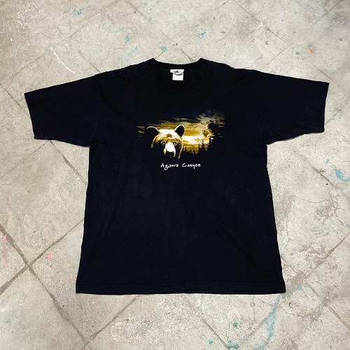 90&#039;s Agawa Canyon 베어 티셔츠 made in CANADA (3XL)